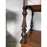 ANTICA COPPIA COMODINO LEGNO NOCE epoca 1800 CASSETTO ANTA RIPIANO ALZATA OLD