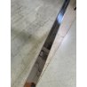 GRANDE TAVOLO DA SALOTTO VINTAGE ANNI 70 ACCIAIO VETRO CROMATO TAVOLINO DA FUMO