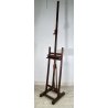 ANTICO CAVALLETTO DA PITTORE LEGNO DI NOCE ORIENTABILE PORTA QUADRO DIPINGERE