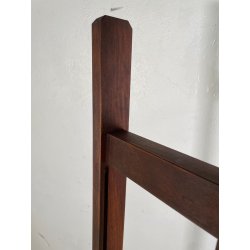 ANTICO CAVALLETTO DA PITTORE LEGNO DI NOCE ORIENTABILE PORTA QUADRO DIPINGERE