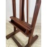ANTICO CAVALLETTO DA PITTORE LEGNO DI NOCE ORIENTABILE PORTA QUADRO DIPINGERE