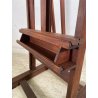 ANTICO CAVALLETTO DA PITTORE LEGNO DI NOCE ORIENTABILE PORTA QUADRO DIPINGERE