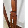 ANTICO CAVALLETTO DA PITTORE LEGNO DI NOCE ORIENTABILE PORTA QUADRO DIPINGERE
