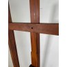 ANTICO CAVALLETTO DA PITTORE LEGNO DI NOCE ORIENTABILE PORTA QUADRO DIPINGERE