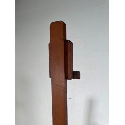 ANTICO CAVALLETTO DA PITTORE LEGNO DI NOCE ORIENTABILE PORTA QUADRO DIPINGERE