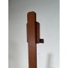 ANTICO CAVALLETTO DA PITTORE LEGNO DI NOCE ORIENTABILE PORTA QUADRO DIPINGERE