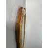 ANTICA SPECCHIERA VASSOIO CORNICE DORATA 1800 SPECCHIO LEGNO FOGLIA ORO DECORO