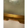 ANTICA SPECCHIERA VASSOIO CORNICE DORATA 1800 SPECCHIO LEGNO FOGLIA ORO DECORO