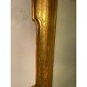 ANTICA SPECCHIERA VASSOIO CORNICE DORATA 1800 SPECCHIO LEGNO FOGLIA ORO DECORO