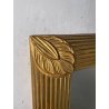 ANTICA GRANDE SPECCHIERA VASSOIO CORNICE DORATA 1700 SPECCHIO LEGNO FOGLIA ORO