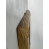 ANTICA GRANDE SPECCHIERA VASSOIO CORNICE DORATA 1700 SPECCHIO LEGNO FOGLIA ORO