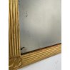 ANTICA GRANDE SPECCHIERA VASSOIO CORNICE DORATA 1700 SPECCHIO LEGNO FOGLIA ORO