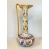 BROCCA VERSATOIO CERAMICA LUSTRO PERUGIA Gualdo Tadino DECORO FIGURE DAMA 35cm/h