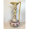 BROCCA VERSATOIO CERAMICA LUSTRO PERUGIA Gualdo Tadino DECORO FIGURE DAMA 35cm/h