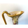 BROCCA VERSATOIO CERAMICA LUSTRO PERUGIA Gualdo Tadino DECORO FIGURE DAMA 35cm/h