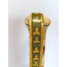 BROCCA VERSATOIO CERAMICA LUSTRO PERUGIA Gualdo Tadino DECORO FIGURE DAMA 35cm/h