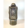 ANTICA LANTERNA MILITARE TEDESCA  WW2 METALLO ELETTRIFICATA LAMPADA VINTAGE