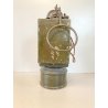 ANTICA LANTERNA MILITARE TEDESCA  WW2 METALLO ELETTRIFICATA LAMPADA VINTAGE