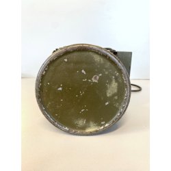 ANTICA LANTERNA MILITARE TEDESCA  WW2 METALLO ELETTRIFICATA LAMPADA VINTAGE
