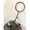 ANTICA LANTERNA MILITARE TEDESCA  WW2 METALLO ELETTRIFICATA LAMPADA VINTAGE