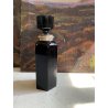 DECANTER CRISTALLO MOLATO VIOLA AMETISTA Dino Naldi ARGENTO 800 STILE ART DECò