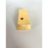 PORTAPENNE SINGOLO SCRIVANIA FORMA LINGOTTO ORO FERMACARTE GADGET VINTAGE