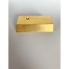 PORTAPENNE SINGOLO SCRIVANIA FORMA LINGOTTO ORO FERMACARTE GADGET VINTAGE