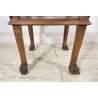ANTICO TAVOLINO STILE RINASCIIMENTALE LEGNO SCOLPITO FIGURE SMALL TABLE 1900