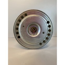 LAMPADA SOFFITTO PARETE Optic DESIGN VECA METALLO CROMATO VETRO MOLATO FUMè '70