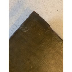 ANTICO GRANDE DIPINTO OLIO BATTAGLIA MARINA NOTTURNA VELIERI GALEONI FIAMME '600