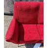 DIVANO a FAGIOLO ROSSO attr. Gigi Radice DESIGN 1960 ITALY VINTAGE SOFA 3 POSTI