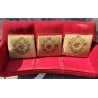 DIVANO a FAGIOLO ROSSO attr. Gigi Radice DESIGN 1960 ITALY VINTAGE SOFA 3 POSTI