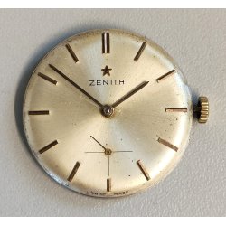MOVIMENTO OROLOGIO POLSO Zenith cal. 40T anni 60 WRIST WATCH dial ø 31 WORKING