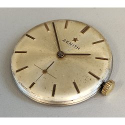 MOVIMENTO OROLOGIO POLSO Zenith cal. 40T anni 60 WRIST WATCH dial ø 31 WORKING