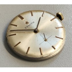 MOVIMENTO OROLOGIO POLSO Zenith cal. 40T anni 60 WRIST WATCH dial ø 31 WORKING