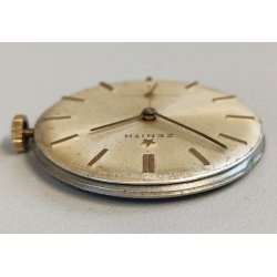 MOVIMENTO OROLOGIO POLSO Zenith cal. 40T anni 60 WRIST WATCH dial ø 31 WORKING