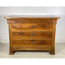 ANTICO COMÒ CAPPUCCINO LEGNO NOCE 4 CASSETTI 1800 PIEMONTESE CASSETTONE
