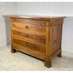 ANTICO COMÒ CAPPUCCINO LEGNO NOCE 4 CASSETTI 1800 PIEMONTESE CASSETTONE