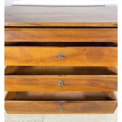 ANTICO COMÒ CAPPUCCINO LEGNO NOCE 4 CASSETTI 1800 PIEMONTESE CASSETTONE