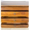 ANTICO COMÒ CAPPUCCINO LEGNO NOCE 4 CASSETTI 1800 PIEMONTESE CASSETTONE