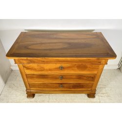 ANTICO COMÒ CAPPUCCINO LEGNO NOCE 4 CASSETTI 1800 PIEMONTESE CASSETTONE