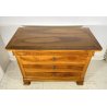 ANTICO COMÒ CAPPUCCINO LEGNO NOCE 4 CASSETTI 1800 PIEMONTESE CASSETTONE