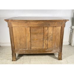 ANTICO COMÒ CAPPUCCINO LEGNO NOCE 4 CASSETTI 1800 PIEMONTESE CASSETTONE