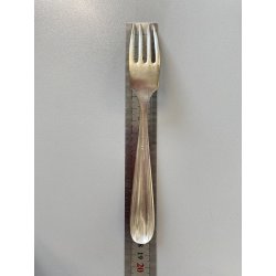 LOTTO n° 4 FORCHETTINA ALPACCA ARGENTATA DESIGN F.lli Calderoni  ANNI '30/'40