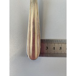 LOTTO n° 4 FORCHETTINA ALPACCA ARGENTATA DESIGN F.lli Calderoni  ANNI '30/'40