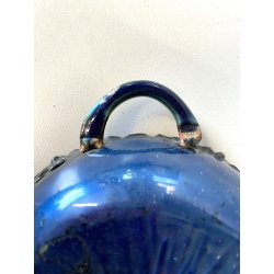 BOWL  CIOTOLA con MANICI Laurana RAME SMALTO POLICROMO GRANFUOCO ø 16 cm