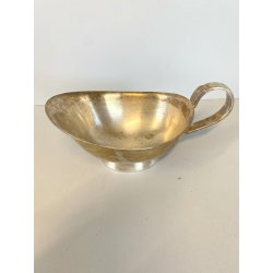 SALSIERA ALPACCA ARGENTATA F.lli Calderoni DESIGN Giò Ponti ANNI '50