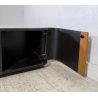 TAVOLINO SALOTTO Angelo Mangiarotti SERIE "L12" ANNI 70 LEGNO LACCATO MARMO