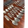 SERVIZIO POSATE VINTAGE 6 pers. Sambonet TRE STELLE ALPACCA ARGENTATO 90/45 INOX