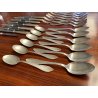 SERVIZIO POSATE VINTAGE 6 pers. Sambonet TRE STELLE ALPACCA ARGENTATO 90/45 INOX